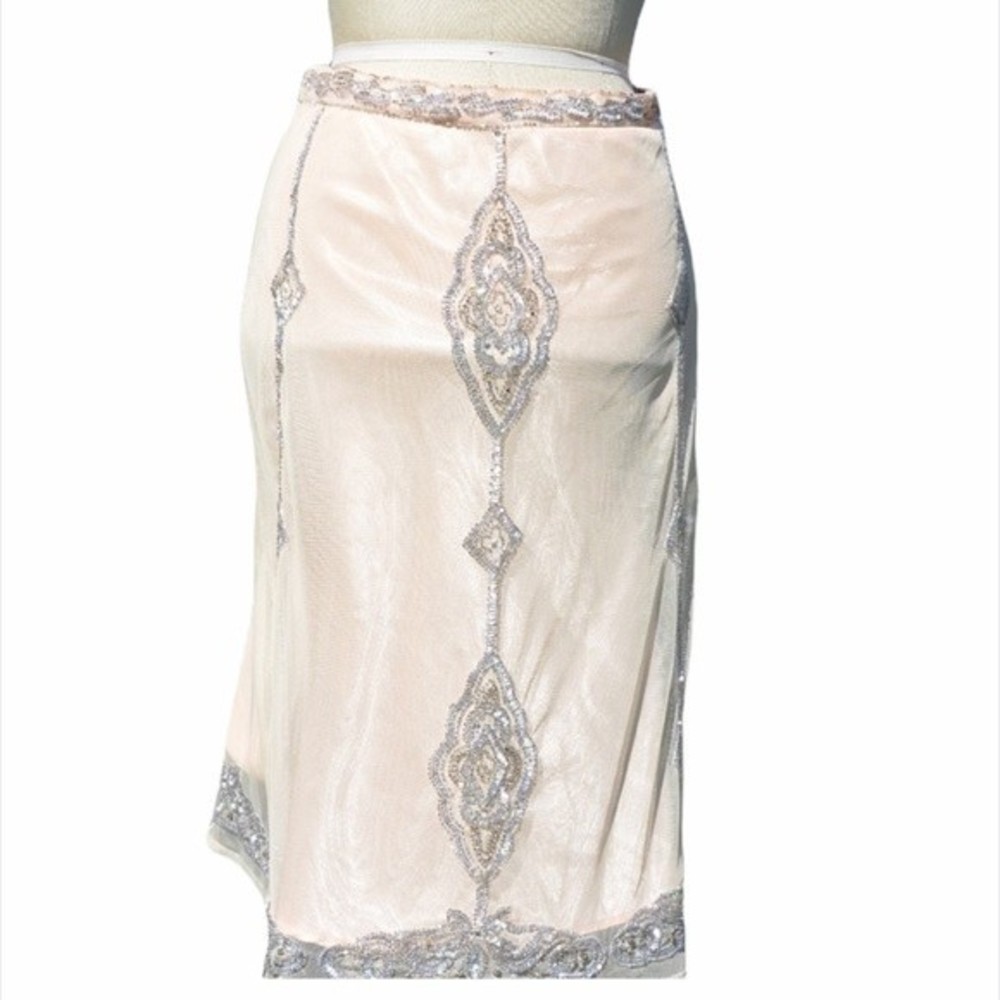 Sweet By Miss Me Embellished Pink Skirt Small